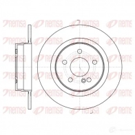 Тормозной диск REMSA 1466550 61070.00 BDM7395. 10 DCA6107000