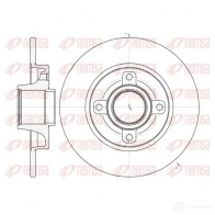 Тормозной диск REMSA BDM7341.1 0 Citroen C4 Grand Picasso 1 (UA, PF2) Минивэн 2.0 HDi 138 136 л.с. 2006 – 2013 61014.00 DCA6101400