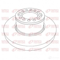Тормозной диск REMSA 1469249 NCA1205.10 1205. 10 NCA120510