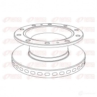 Тормозной диск REMSA Cadillac CTS 1 (GM S) 2002 – 2007 NCA1024.20 NCA102420 102 4.20