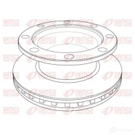 Тормозной диск REMSA NCA1223.20 122 3.20 Mazda 323 (BA) 5 Купе 1.8 16V 114 л.с. 1994 – 1998 NSX122320