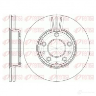 Тормозной диск REMSA 6673.10 DCA667310 1467661 BDM7135.2 0