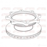 Тормозной диск REMSA 1037. 20 1469131 NCA103720 NCA1037.20