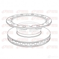 Тормозной диск REMSA NCA1170.20 1469217 NCA11 7020 L87NR7G