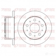 Тормозной диск REMSA 61056.00 BDM7385. 10 Fiat Ducato (250) 3 Фургон 3.0 160 Multijet 3.0 D 156 л.с. 2006 – 2011 DCA6105600