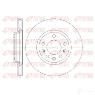 Тормозной диск REMSA 61318.10 Opel Corsa (D) 4 Хэтчбек 1.7 CDTI (L08. L68) 130 л.с. 2009 – 2014 BDM 7576.20 DCA6131810