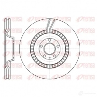 Тормозной диск REMSA 61238.10 BD M7475.20 DCA6123810 Audi A8 (D3) 2 2002 – 2009
