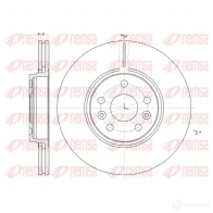 Тормозной диск REMSA 1466988 V8U3NE 61477.10 DC A6147710