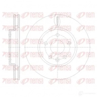 Тормозной диск REMSA Opel Astra (K) 5 Хэтчбек 1.6 CDTi (68) 110 л.с. 2015 – 2025 AX2WY 61793.10 DCA61793 10