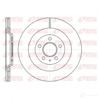 Тормозной диск REMSA DCA6126710 BDM7487 .20 1466763 61267.10