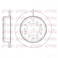 Тормозной диск REMSA 1193934618 DCA6166 410 61664.10 F73VX