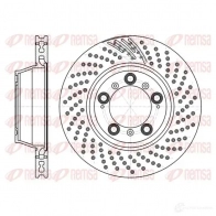 Тормозной диск REMSA DCA6119811 BDM74 34.20 Porsche 911 (997) 4 Тарга 3.8 Carrera 4S 385 л.с. 2008 – 2012 61198.11