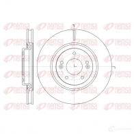 Тормозной диск REMSA Hyundai i40 (CW, VF) 1 Универсал 1.6 GDI 135 л.с. 2011 – 2025 61436.10 DCA6143610 BDM 7606.20