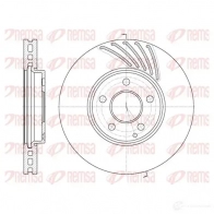 Тормозной диск REMSA 61140.10 DCA6114010 Mercedes E-Class (S211) 3 Универсал 3.2 E 320 T 4 matic (2182) 224 л.с. 2003 – 2009 BDM7267. 20