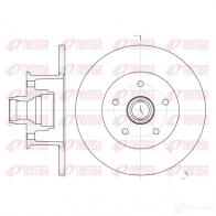 Тормозной диск REMSA Volkswagen Transporter (T3) 3 Фургон 6468.00 DCA646800 BD M6576.10