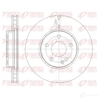 Тормозной диск REMSA 61788.10 LM1F3ZO 1424225243 DCA617 8810