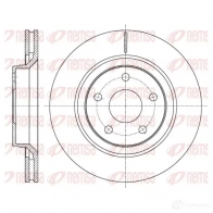 Тормозной диск REMSA DCA6161010 61610.10 BDM7678. 20 Jeep Wrangler (JK) 3 2006 – 2018