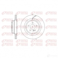 Тормозной диск REMSA Mercedes E-Class (W212) 4 Седан 5.5 E 500 (2172) 388 л.с. 2009 – 2024 DCA 6140410 MU9JNM 61404.10