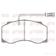 Тормозные колодки дисковые, комплект REMSA 1469086 29092 JCA 661.40 2 9077