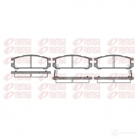 Тормозные колодки дисковые, комплект REMSA 21704 Subaru Impreza (GC) 1 Седан 1.8 i (GC5) 103 л.с. 1995 – 1996 2 1703 0342.02