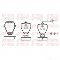 Тормозные колодки дисковые, комплект REMSA 21454 2145 2 Audi A6 (C5) 2 1997 – 2004 0508.22