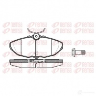 Тормозные колодки дисковые, комплект REMSA D944-7845 BPM 0732.10 Jaguar S-Type (X200) 1 Седан 2.7 D 207 л.с. 2004 – 2007 0732.10