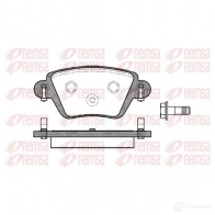 Тормозные колодки дисковые, комплект REMSA Renault Kangoo (KC) 1 Минивэн 1.6 16V bivalent 82 л.с. 2005 – 2024 0777.10 BPM 0777.10 PCA077710