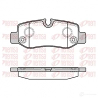 Тормозные колодки дисковые, комплект REMSA BP M1624.00 PCA162400 1465359 1624.00