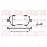 Тормозные колодки дисковые, комплект REMSA 1178.00 PCA117800 BPM1178 .00 Fiat Croma