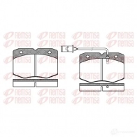 Тормозные колодки дисковые, комплект REMSA 29038 29 037 Iveco Daily 0435.02