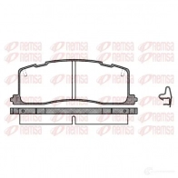 Тормозные колодки дисковые, комплект REMSA 216 88 Toyota Previa (XR10, XR20) 1 Минивэн 2.4 (TCR10) 160 л.с. 1993 – 1997 0367.00 D501-7381