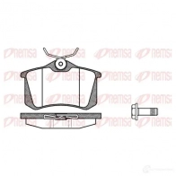 Тормозные колодки дисковые, комплект REMSA 0263.92 P CA026392 I5EQUL Renault Avantime (DE0) 1 Минивэн 3.0 V6 (DE04. DE0T) 207 л.с. 2001 – 2003