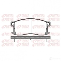 Тормозные колодки дисковые, комплект REMSA 1463450 D176-7103 0110.00 207 35