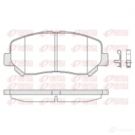 Тормозные колодки дисковые, комплект REMSA 2556 4 1513.02 BPM1513.02 Mazda CX-5 (KF) 2 Кроссовер 2.2 D AWD 175 л.с. 2017 – наст. время