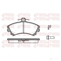 Тормозные колодки дисковые, комплект REMSA 0590.21 BPM0 590.21 Mitsubishi Colt 6 (Z3, Z2) Хэтчбек 1.3 LPG 95 л.с. 2004 – 2012 PCA059021