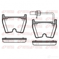 Тормозные колодки дисковые, комплект REMSA 0896.01 24 888 1464723 BPM0896.01