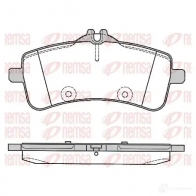 Тормозные колодки дисковые, комплект REMSA 1794.00 25 587 PCA179400 Mercedes S-Class (W222) 4 Седан 6.0 S 650 Maybach (2280) 630 л.с. 2017 – 2024