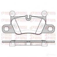 Тормозные колодки дисковые, комплект REMSA 2569 1 1465412 1714.00 PCA171400