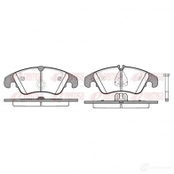Тормозные колодки дисковые, комплект REMSA 1304.10 Audi Q5 (8RB) 1 Кроссовер 3.0 Tfsi Quattro 272 л.с. 2012 – наст. время 2426 4 24265