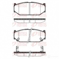 Тормозные колодки дисковые, комплект REMSA 25511 23 962 Suzuki Swift 1381.12