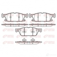 Тормозные колодки дисковые, комплект REMSA 1657.02 22 243 1465375 22368