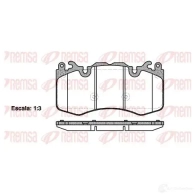 Тормозные колодки дисковые, комплект REMSA 1410.00 D1426-8543 BPM1410.0 0 Land Rover Range Rover 4 (L405) Внедорожник 3.0 D 4x4 249 л.с. 2012 – 2025