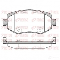 Тормозные колодки дисковые, комплект REMSA 1724.08 PCA172408 226 10 Renault Megane (B9) 4 Хэтчбек 1.2 TCe 130 (B9MR) 130 л.с. 2015 – 2024