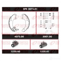 Тормозные колодки и цилиндры REMSA SJ687 S CA307501 1469325 SPK 3075.01