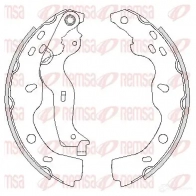 Тормозные колодки REMSA ZCA422700 Fiat Sedici (FY) 1 Кроссовер 1.9 D Multijet 4x4 120 л.с. 2006 – 2011 B SM4227.00 4227.00