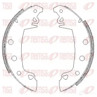 Тормозные колодки REMSA 4017.02 TPG24 Renault Espace (JS63) 2 Минивэн 2.2 4x4 (J/S637. J63G) 108 л.с. 1991 – 1996 ZCA40 1702