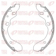 Тормозные колодки REMSA I9A23 4643.00 Mazda MX-3 (EC) 1 Купе 1.8 i V6 135 л.с. 1996 – 1997 ZC A464300