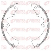 Тормозные колодки REMSA ZCA4363 00 4363.00 1466121 KZBS8