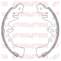 Тормозные колодки REMSA S0LILI ZCA43480 0 4348.00 1466108