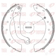 Тормозные колодки REMSA ZCA451400 4514.00 BSM451 4.00 Nissan Serena (C23) 1 1991 – 2000